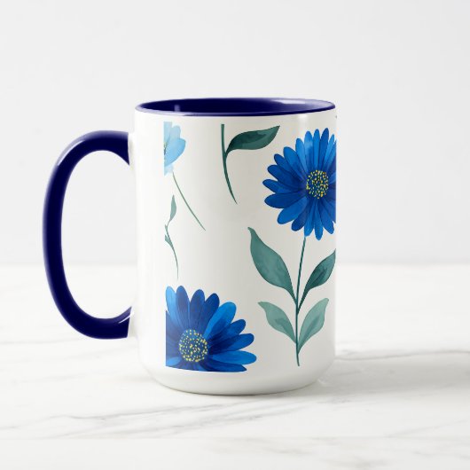 Reizende Kaffeetasse mit Blumenmuster (Links)