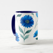 Reizende Kaffeetasse mit Blumenmuster (Vorderseite Links)