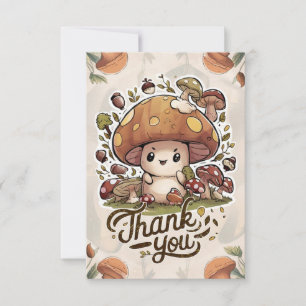 Reizende Kinder Pilz Dankeskarten Dankeskarte