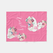 reizende Lamamuster-Fleecedecke Fleecedecke (Vorderseite (Horizontal))