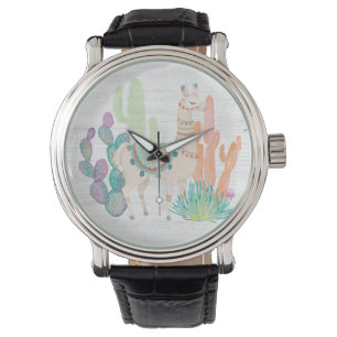 Reizende Lamas II Armbanduhr