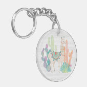 Reizende Lamas II Schlüsselanhänger (Vorderseite links)