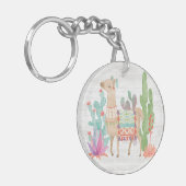 Reizende Lamas IV Schlüsselanhänger (Vorderseite links)