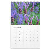 Reizende Lavendel-Blumen Kalender (Feb 2027)