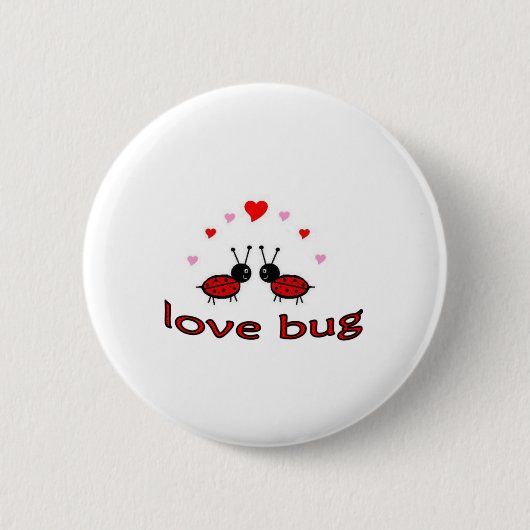 Reizende Liebe-Wanze Button (Vorderseite)