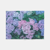 Reizende lila und rosa Blumen| Fleece-Decke Fleecedecke (Vorderseite (Horizontal))