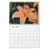 Reizende Lilien-Kalenderänderung das Jahr, wie Kalender (Mär 2026)