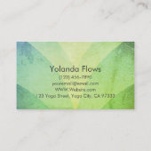 Reizende Lotos-Blume Visitenkarte (Rückseite)