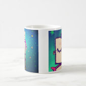 Reizende Mädchen-Roboter-Kaffee-Tasse Tasse (Mittel)