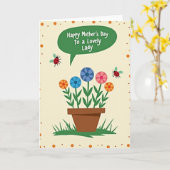 Reizende Muttertags-Blumenkarte Karte (Gelbe Blume)