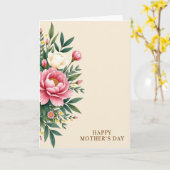 Reizende Muttertagsstraußkarte Karte (Gelbe Blume)