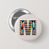 Reizende Namensinitiale M Millimeter MMM n ließ Button (Vorne & Hinten)