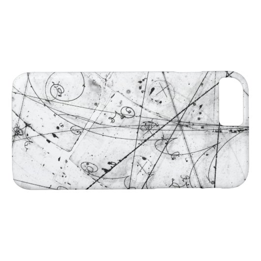 Reizende Partikelphysikspuren Case-Mate iPhone Hülle (Rückseite (Horizontal))