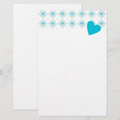 Reizende Raute Briefpapier (Vorne/Hinten)