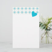 Reizende Raute Briefpapier (Stehend Vorderseite)