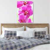 Reizende rosa Orchideen Leinwanddruck (Insitu (Schlafzimmer))