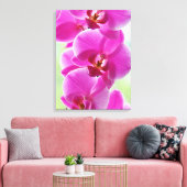 Reizende rosa Orchideen Leinwanddruck (Insitu (Wohnzimmer))