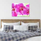Reizende rosa Orchideen Leinwanddruck (Insitu (Schlafzimmer))