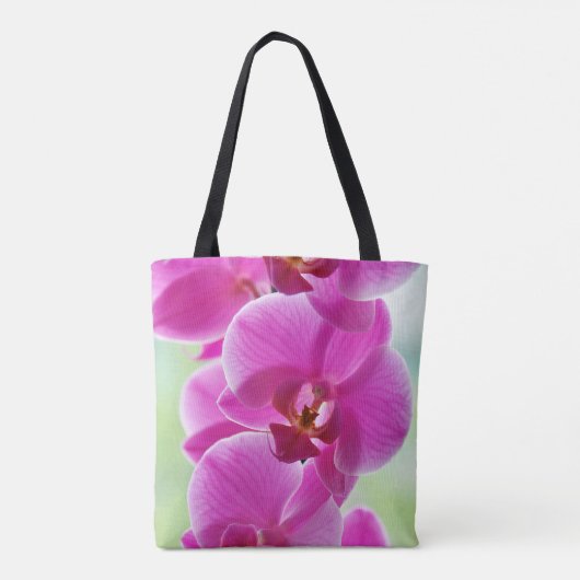 Reizende rosa Orchideen Tasche (Rückseite)