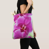 Reizende rosa Orchideen Tasche (Von Nahem)