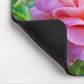 Reizende rosa Rose Mousepad (Ecke)