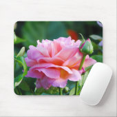 Reizende rosa Rose Mousepad (Mit Mouse)