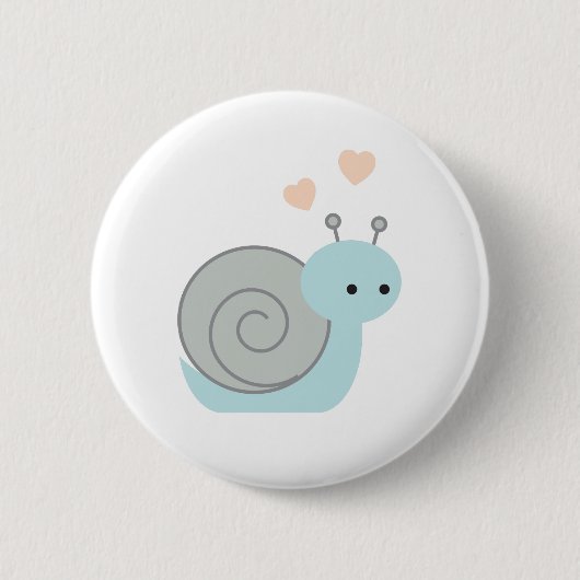 Reizende Schnecke Button (Vorderseite)