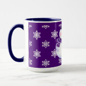 Reizende Snowman-Paar-Tasse Tasse (Links)