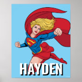 Reizende Supergirl-Pose Poster (Vorne)