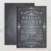 Reizende Tafel-Brautparty-Einladung Einladung (Vorne/Hinten)