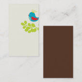 reizende und niedliche visitenkarte (Vorne/Hinten)