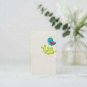 reizende und niedliche visitenkarte (Stehend Vorderseite)