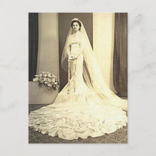 Reizende Vintage-Braut-Fotografie-Tassen, Geschenk Postkarte