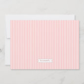 Reizende Vintage Brautparty-Tee-Party Einladung (Rückseite)