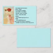 REIZENDE VINTAGE VIKTORIANISCHE MODEN ~ VISITENKARTE (Vorne/Hinten)