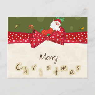 Reizende Weihnachts-Postkarte Feiertagspostkarte