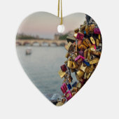 Reizender Abends-Himmel in Paris mit Keramik Ornament (Rechts)