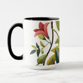 Reizender Blumenprint-Kaffeebecher Tasse (Links)