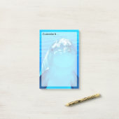 Reizender Delphin-Unterwasserseeleben Post-it Klebezettel (Auf Schreibtisch)