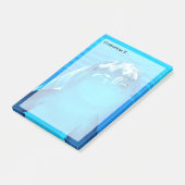 Reizender Delphin-Unterwasserseeleben Post-it Klebezettel (angewinkelt)