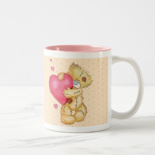 Reizender Dovey Bär Zweifarbige Tasse (Rechts)