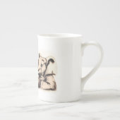 Reizender Elefant Porzellantasse (Rechts)