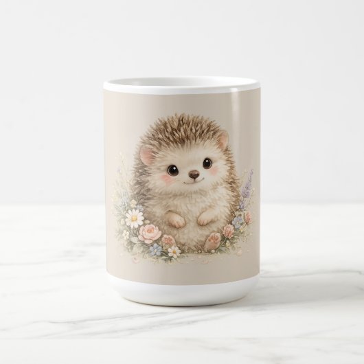 Reizender europäischer Gartenigel Kaffeetasse (Mittel)