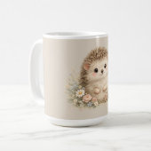 Reizender europäischer Gartenigel Kaffeetasse (Vorderseite Links)