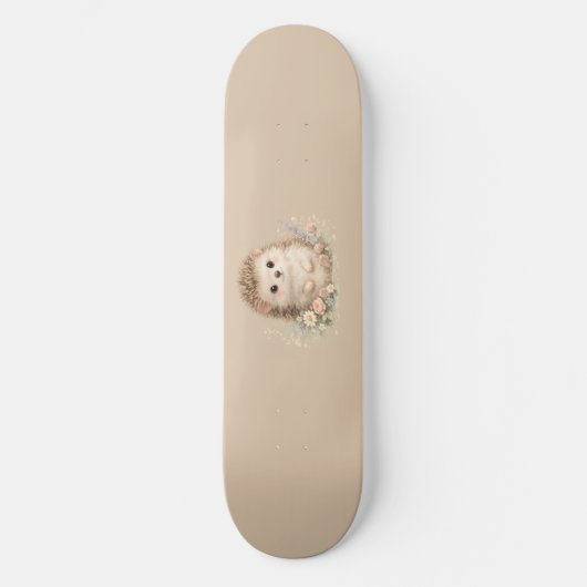 Reizender europäischer Gartenigel Skateboard (Vorderseite)