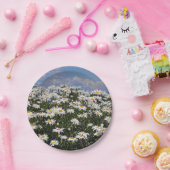 Reizender Garten des weißen Gänseblümchens Pappteller (Party)