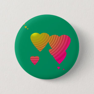 Reizender Herz-Knopf Button