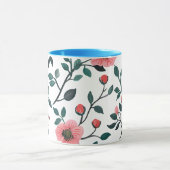 Reizender Kaffeebecher mit Blumenmuster Tasse (Zentrum)