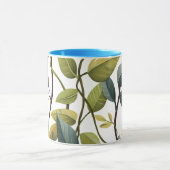 Reizender Kaffeebecher mit Blumenmuster Tasse (Zentrum)