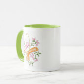 Reizender Korb der Blumen-Tasse Tasse (Vorderseite Links)